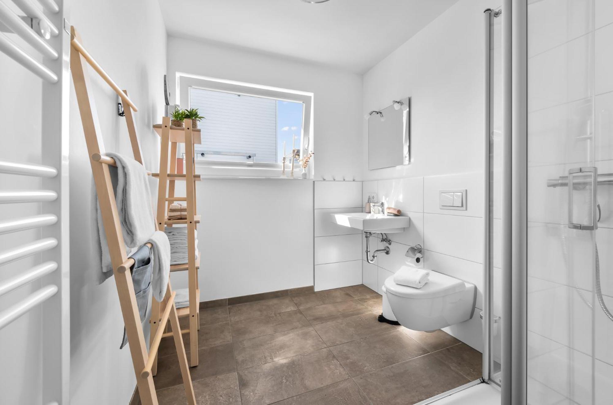 Triton: Meerblick, Sauna, Dachterrasse Olpenitz Exteriör bild