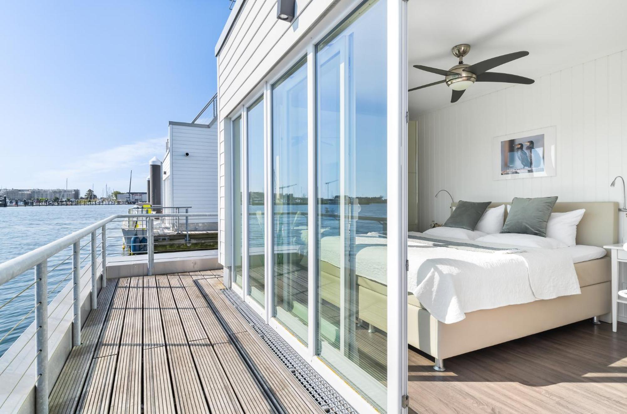 Triton: Meerblick, Sauna, Dachterrasse Olpenitz Exteriör bild