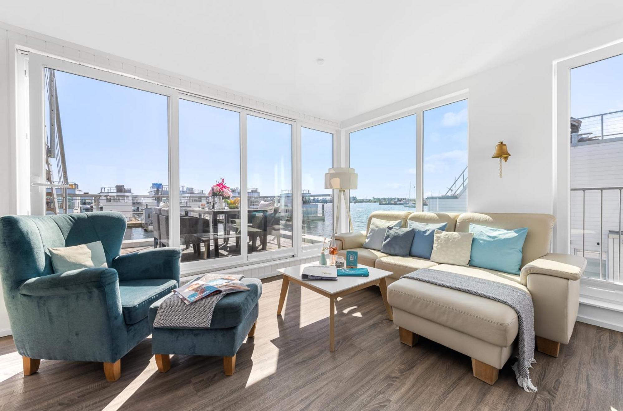 Triton: Meerblick, Sauna, Dachterrasse Olpenitz Exteriör bild