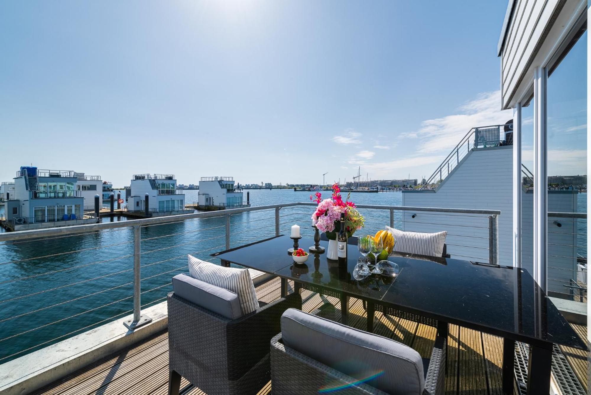 Triton: Meerblick, Sauna, Dachterrasse Olpenitz Exteriör bild