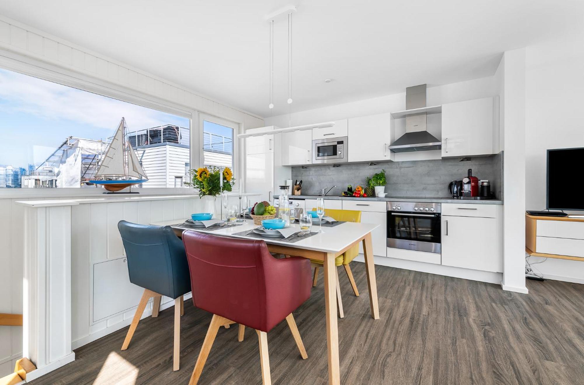 Triton: Meerblick, Sauna, Dachterrasse Olpenitz Exteriör bild