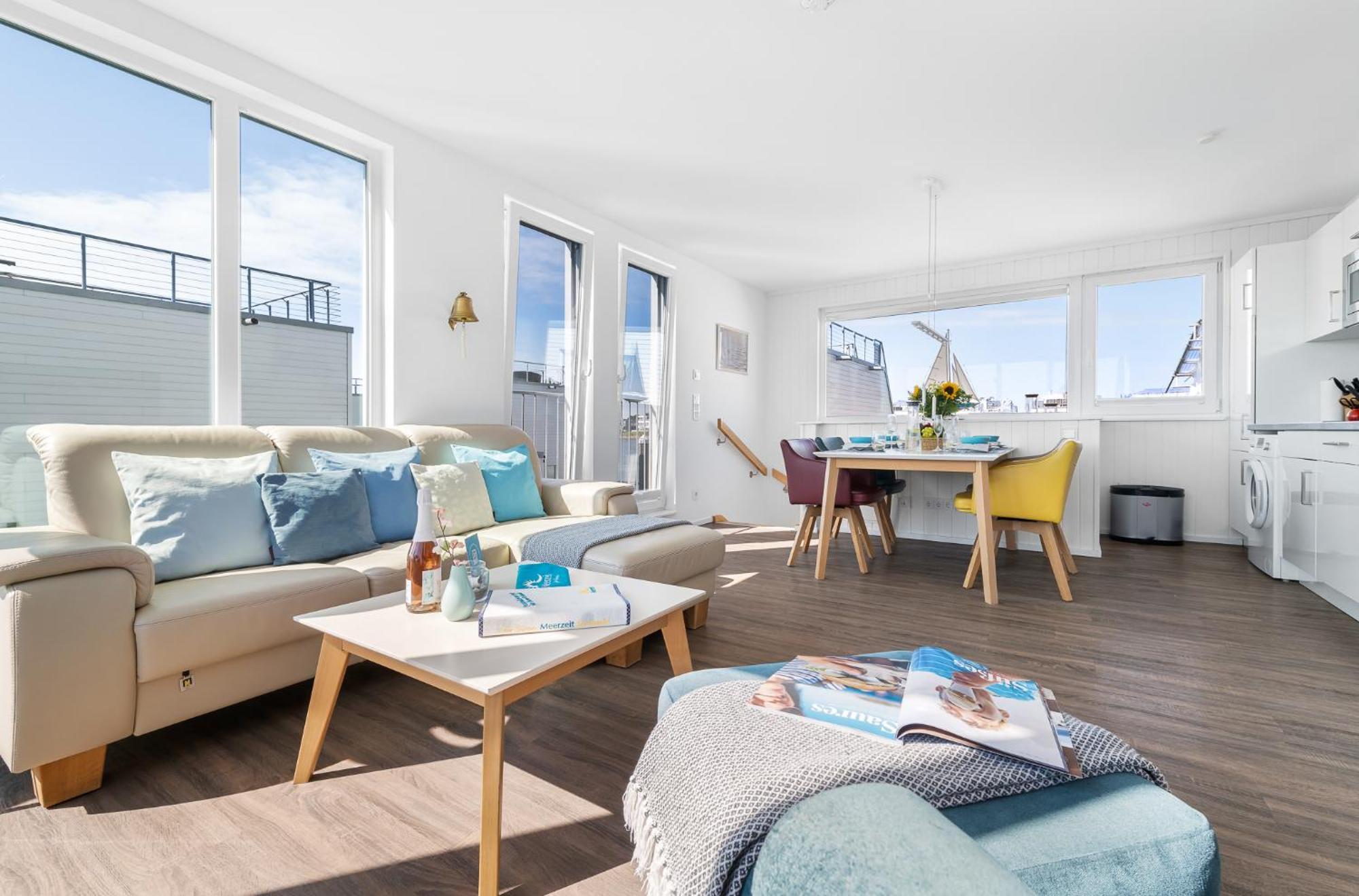 Triton: Meerblick, Sauna, Dachterrasse Olpenitz Exteriör bild