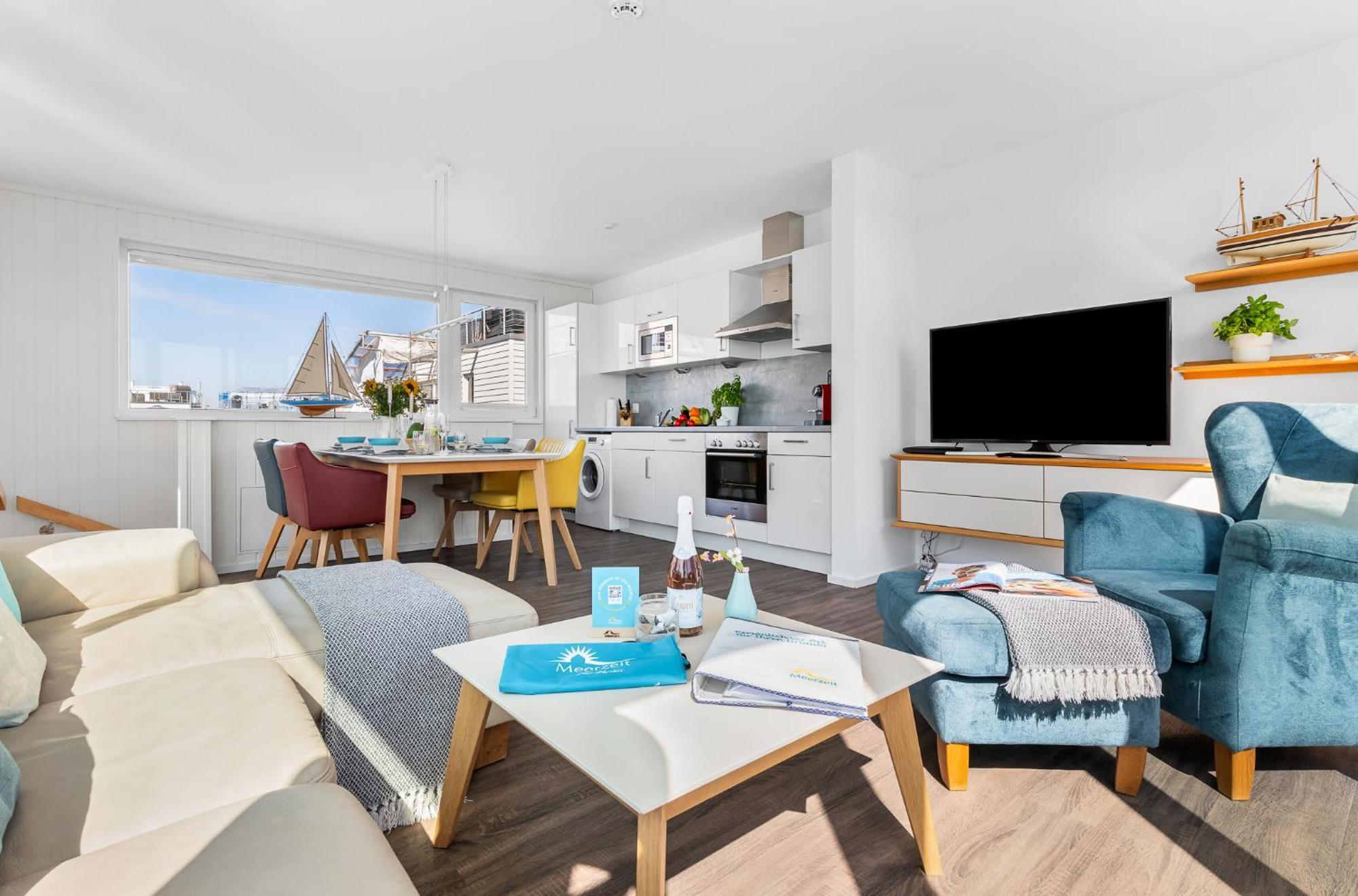 Triton: Meerblick, Sauna, Dachterrasse Olpenitz Exteriör bild